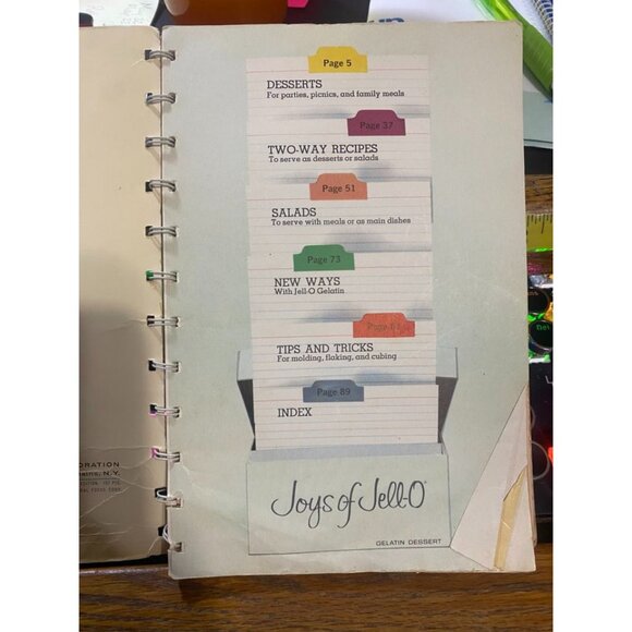 Vintage Joys of Jell-O Cookbook – 1960s Retro Gelatin Recipes & Party Dessert Id - Picture 7 of 8